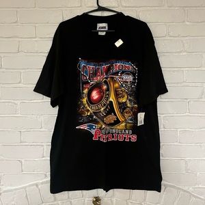 Vintage New England patriots Super Bowl xxxvi champions shirt new with tags